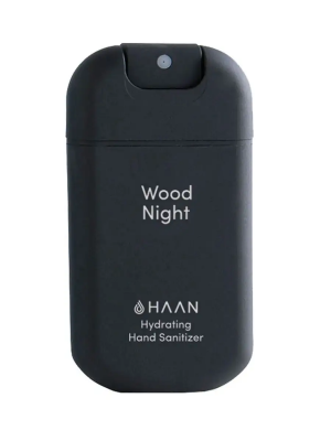 Очищающий и увлажняющий спрей для рук Древесный акцент HAAN Hand Sanitizer Wood Night, 30 мл